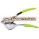 Stainless Steel Lemon Squeezer with Color Silicone handle lemon squeezer 2015 stainless steel lemon squeezer hand citrus juicer